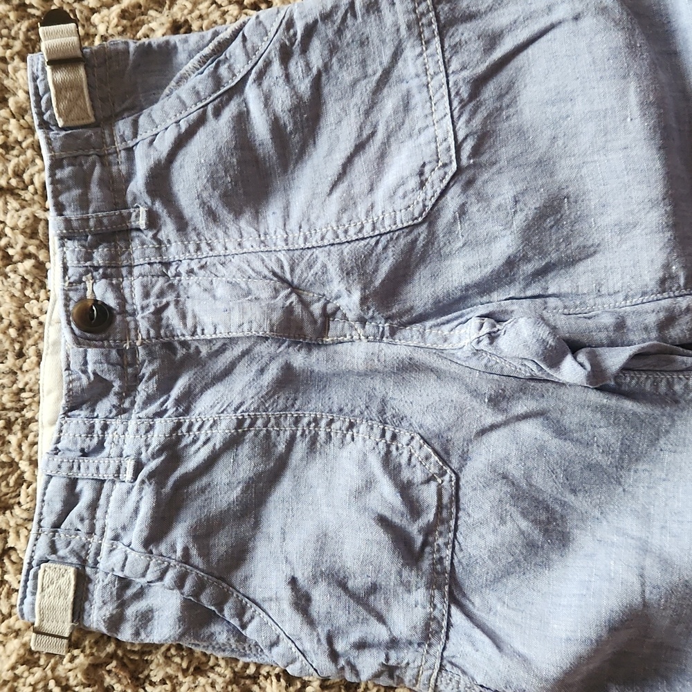 Baby Gap girls light wash pants/capri with adjustable straps size 5 - Picture 3 of 8